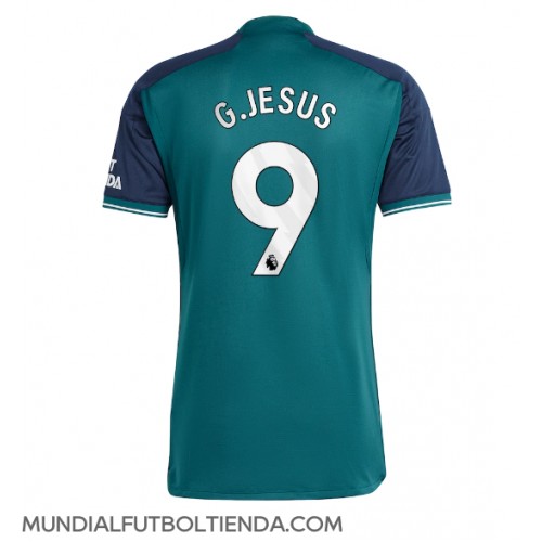 Camiseta Arsenal Gabriel Jesus #9 Tercera Equipación Replica 2023-24 mangas cortas